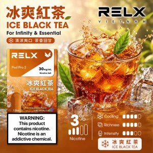 RELX 悅刻六代煙彈 Infinity Pod Pro 2｜1.9ml*3Pod透明油倉｜口味-冰爽紅茶