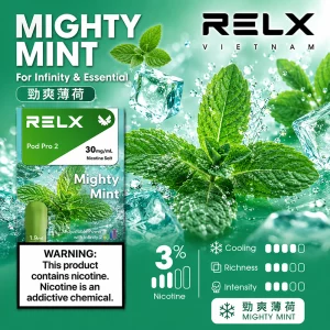 RELX 悅刻六代煙彈 Infinity Pod Pro 2｜1.9ml*3Pod透明油倉｜口味-勁爽薄荷