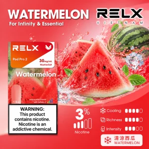 RELX 悅刻六代煙彈 Infinity Pod Pro 2｜1.9ml*3Pod透明油倉｜口味-清涼西瓜