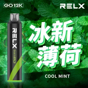 一次性電子煙 Relx Smash Go 12000口｜400mAh 可充電｜MEGA MESH-薄荷